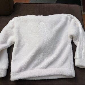 Adidas Cream Fleece Sweatshirt